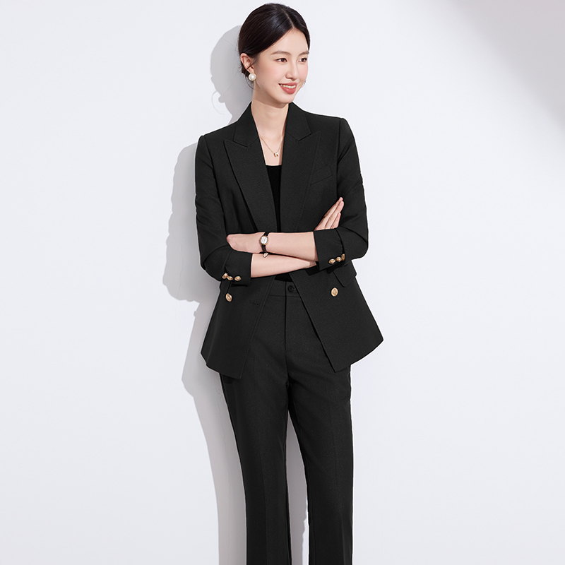 Simple suit pants business suit 2pcs set for women