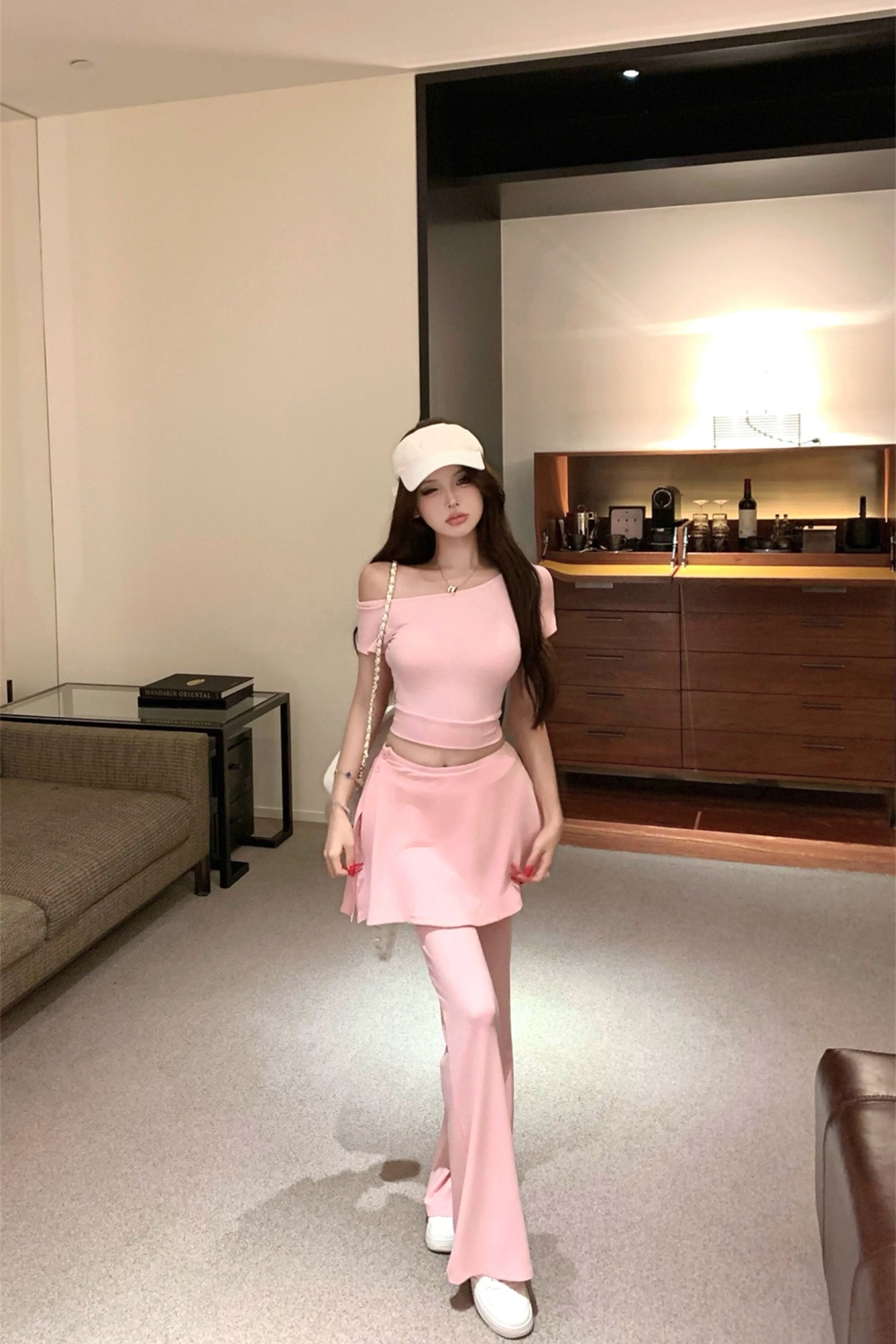 Short sleeve micro speaker long pants summer T-shirt 3pcs set