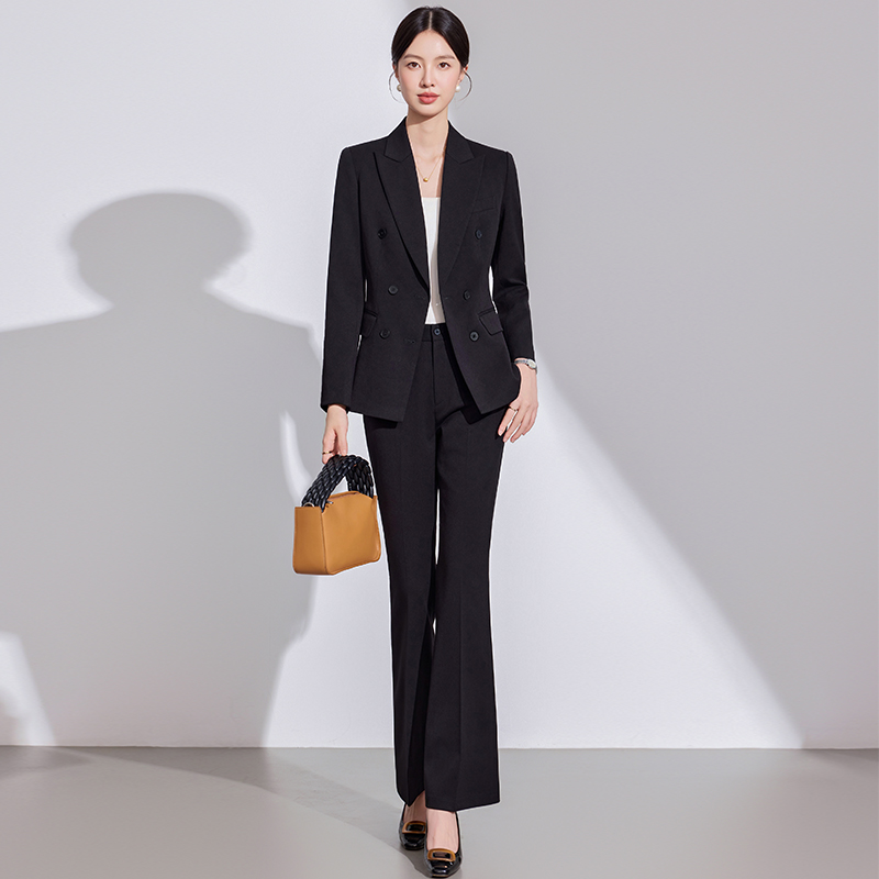 Long sleeve coat business suit a set for women