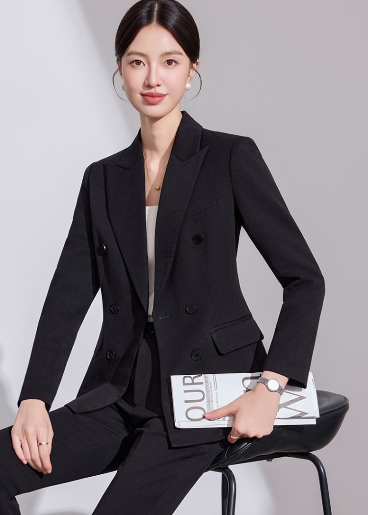 Long sleeve coat business suit a set for women
