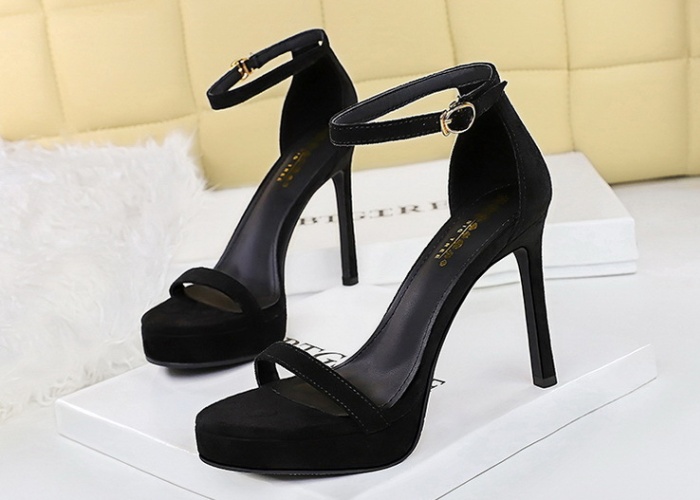 Open toe European style sandals slim sexy platform for women
