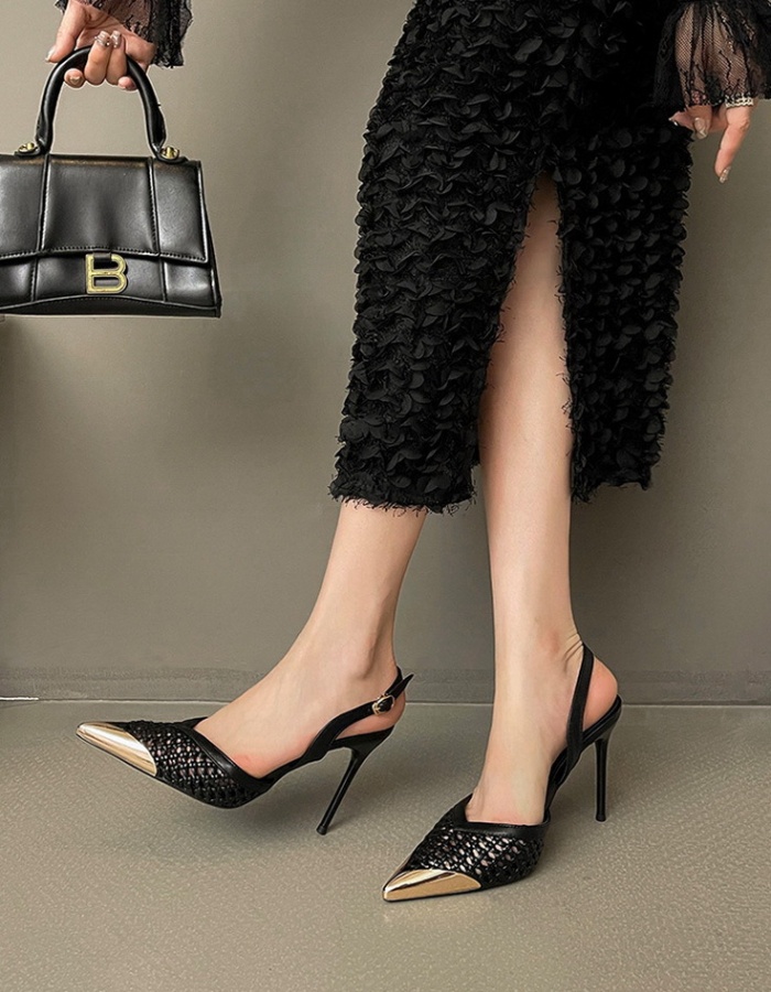 Fashion high-heeled shoes hollow sandals for women