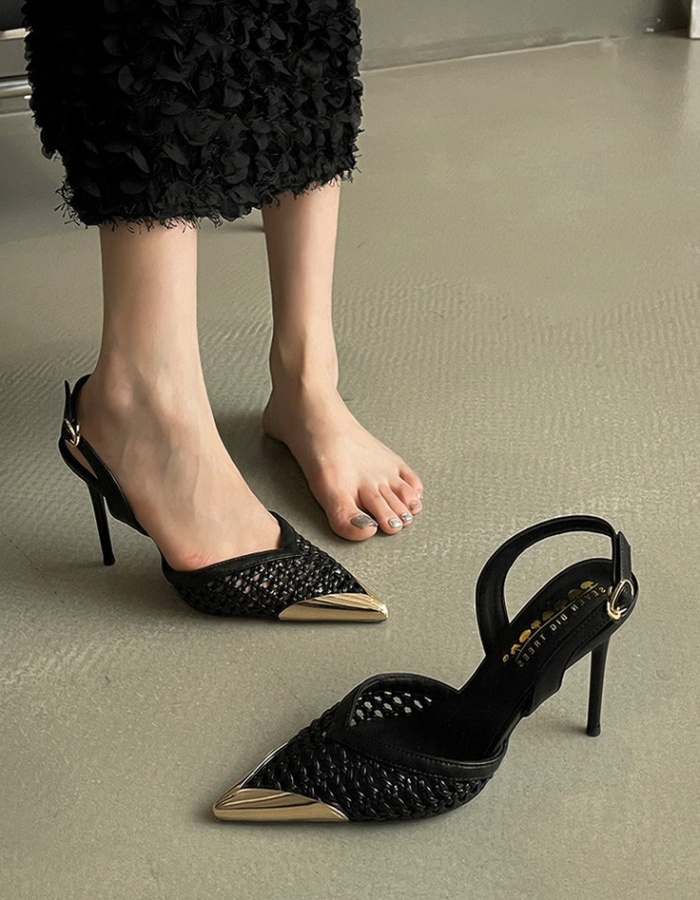 Fashion high-heeled shoes hollow sandals for women