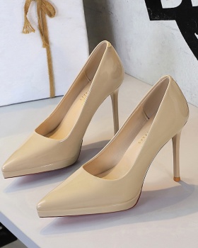 Fine-root platform high-heeled shoes for women