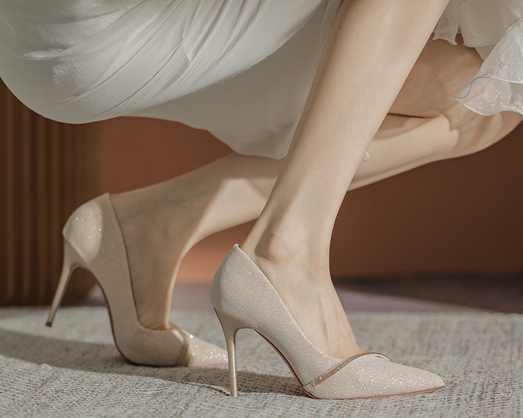 Small high-heeled shoes France style shoes for women
