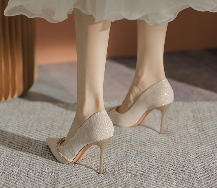 Small high-heeled shoes France style shoes for women