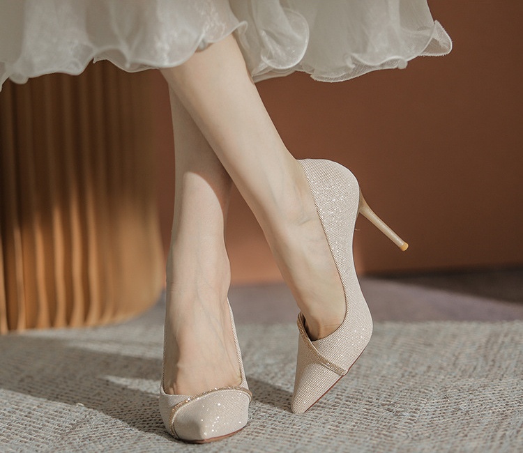 Small high-heeled shoes France style shoes for women