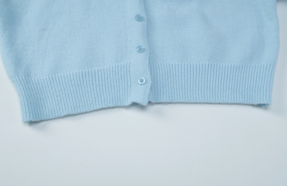 European style all-match cardigan short tops for women