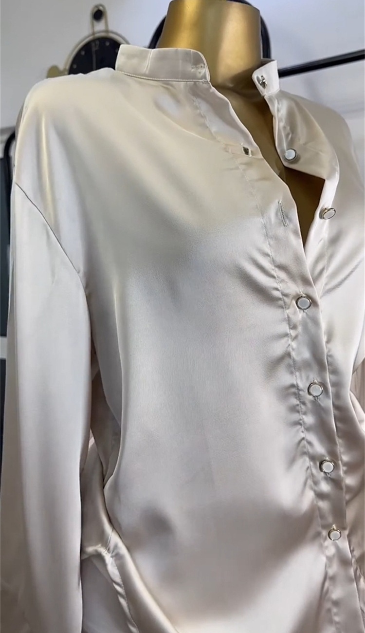 Casual loose long pants long sleeve shirt a set for women
