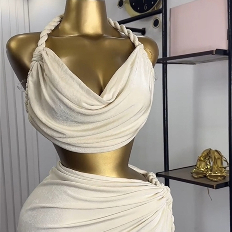 Autumn fashion tops vacation skirt a set for women