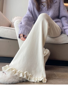 Slim pants micro speaker flare pants for women