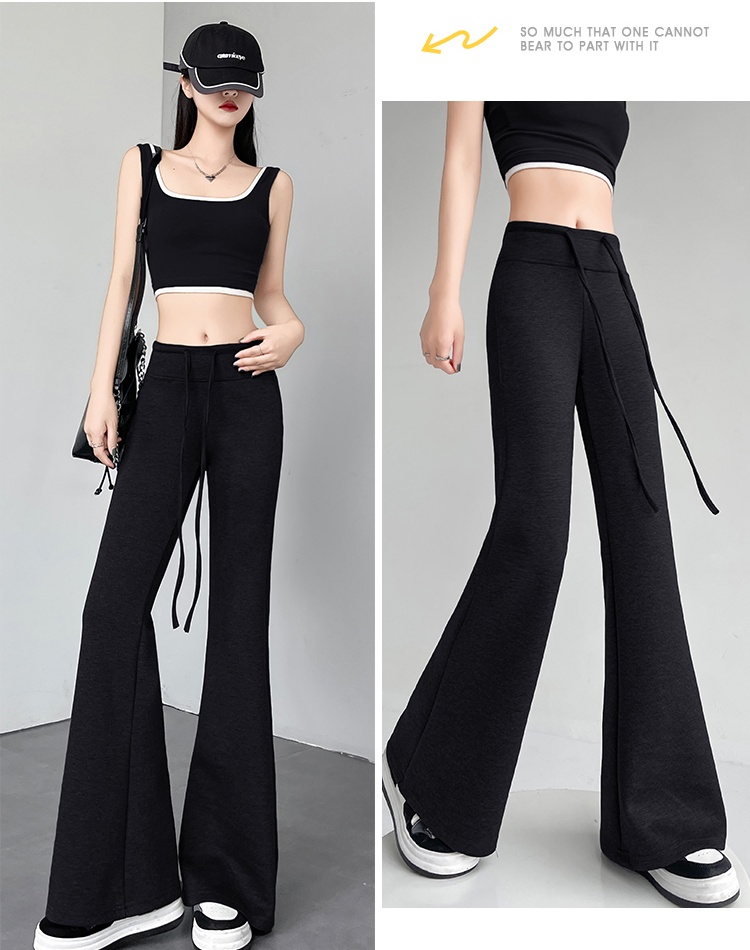 American style flare pants sweatpants for women
