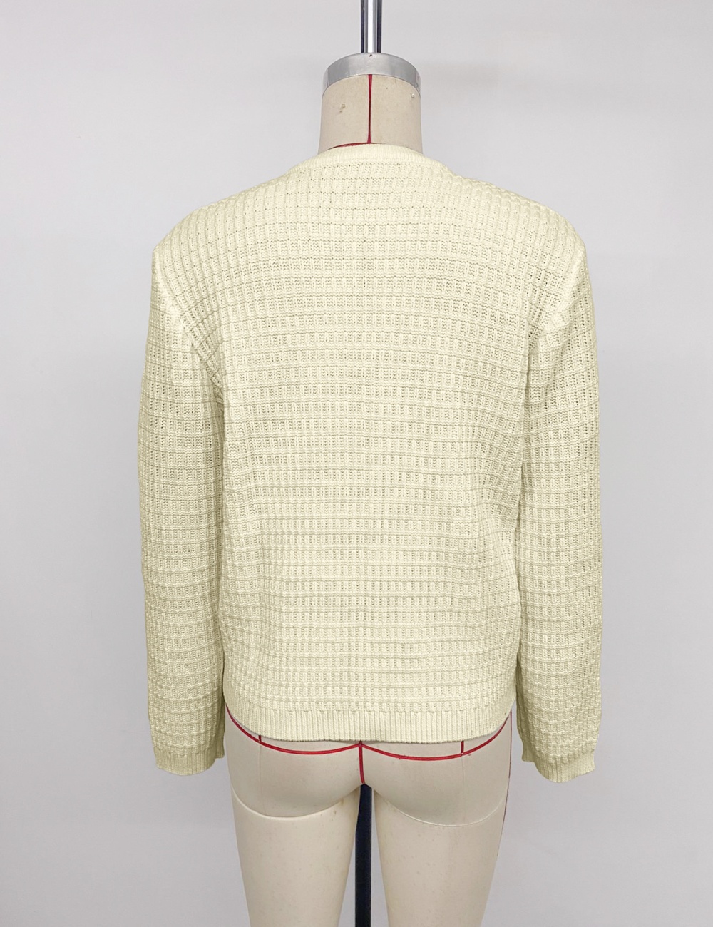 Pure autumn and winter sweater metal cardigan for women