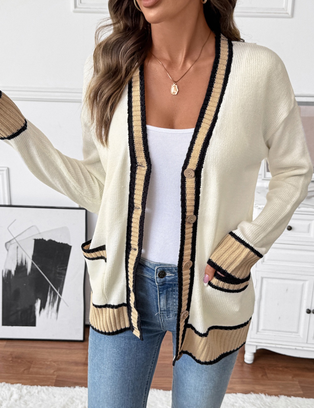 Lazy Casual sweater loose cardigan for women