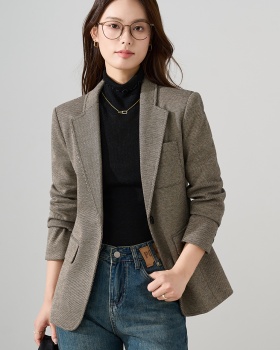 Autumn and winter business suit pure coat for women
