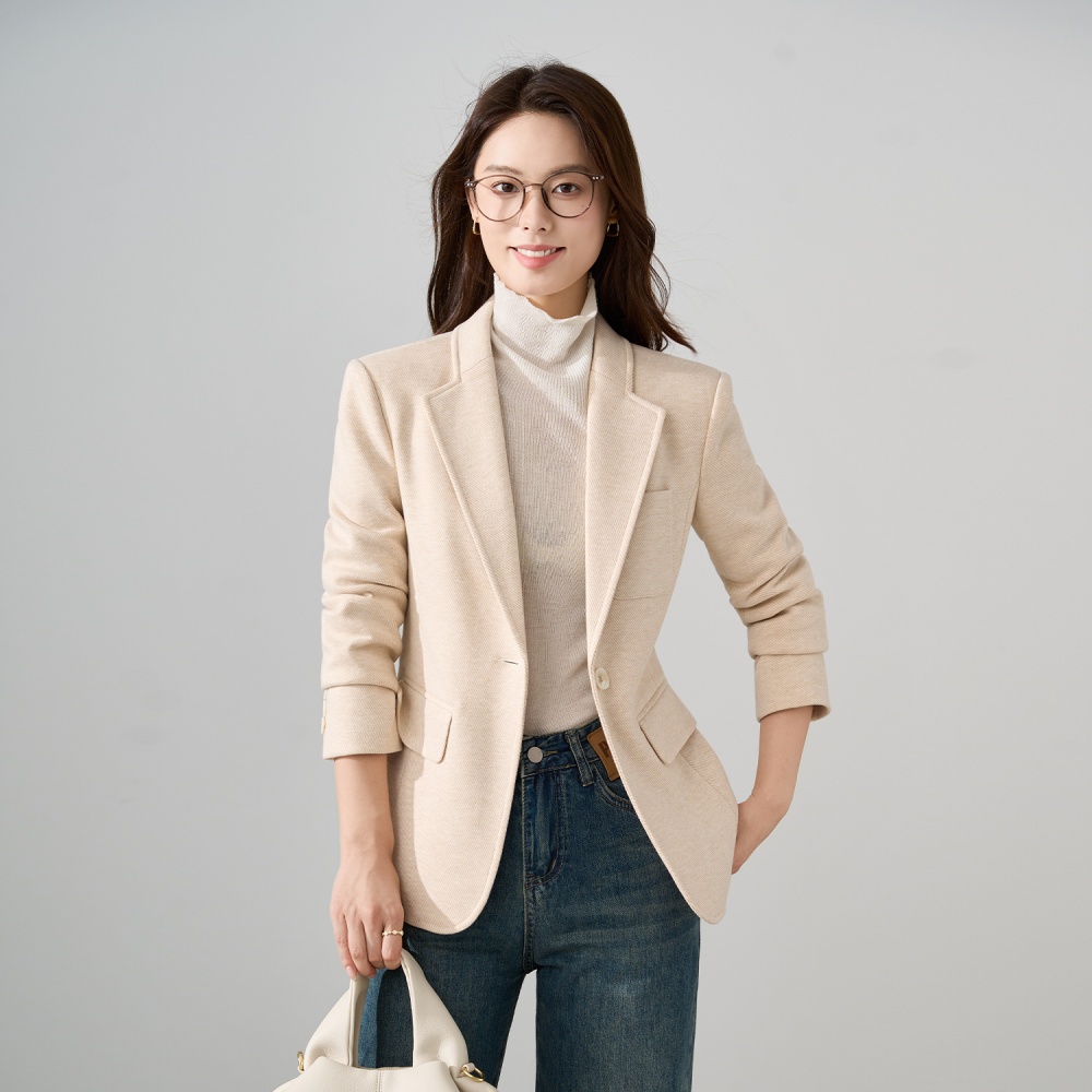 Autumn and winter business suit pure coat for women
