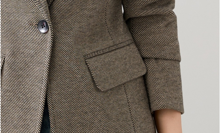 Autumn and winter business suit pure coat for women