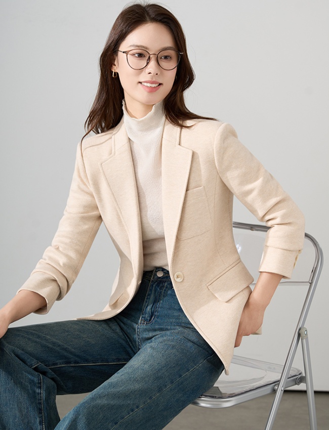 Autumn and winter business suit pure coat for women