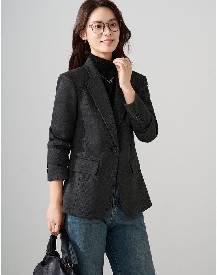 Autumn and winter business suit pure coat for women