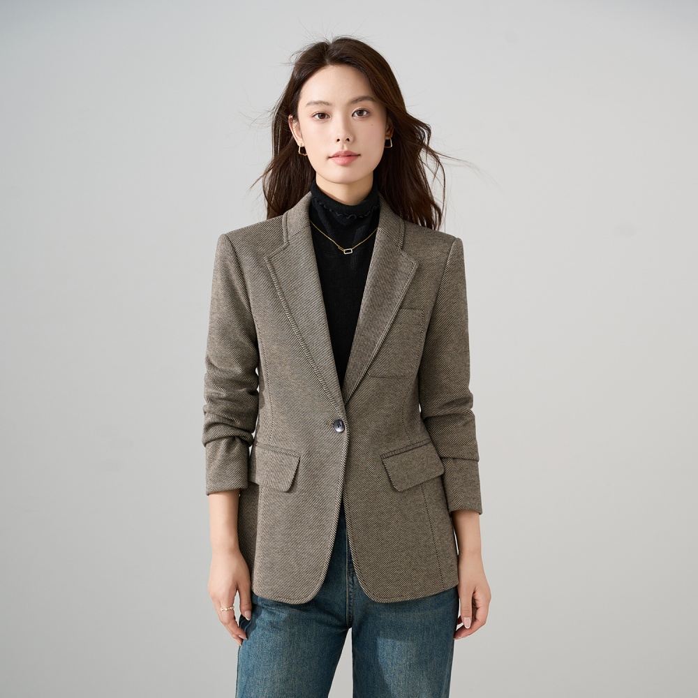 Autumn and winter business suit pure coat for women