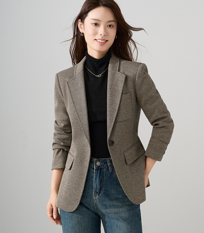 Autumn and winter business suit pure coat for women