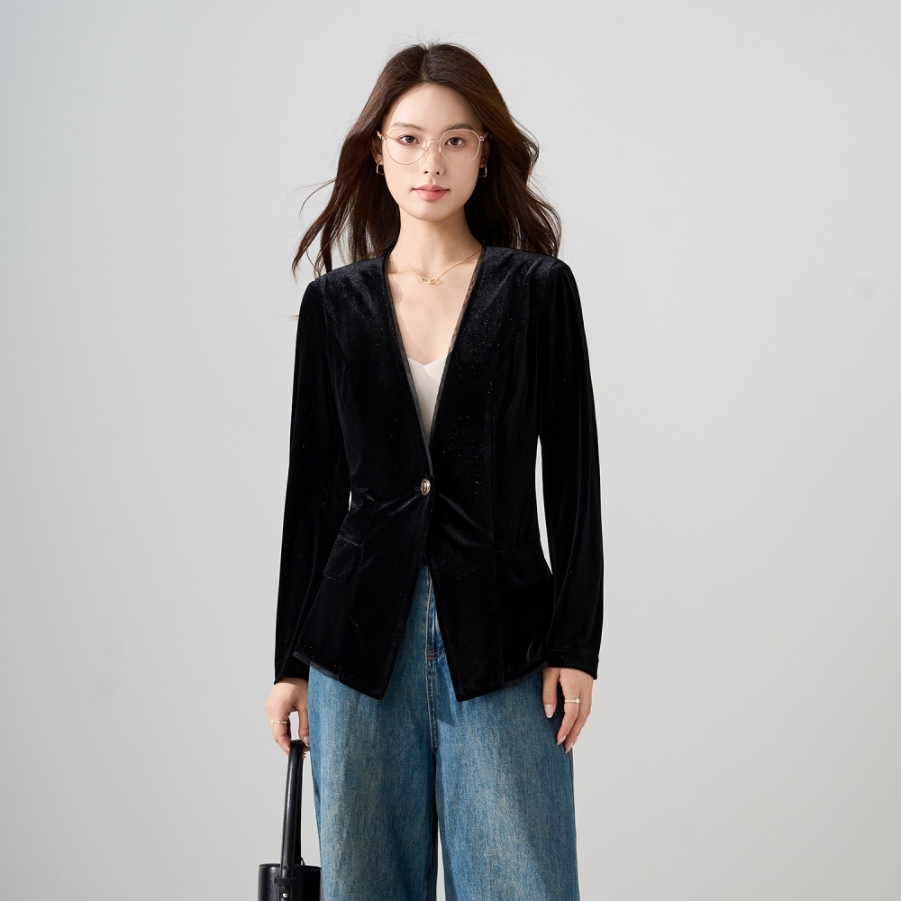 Simple coat temperament business suit for women