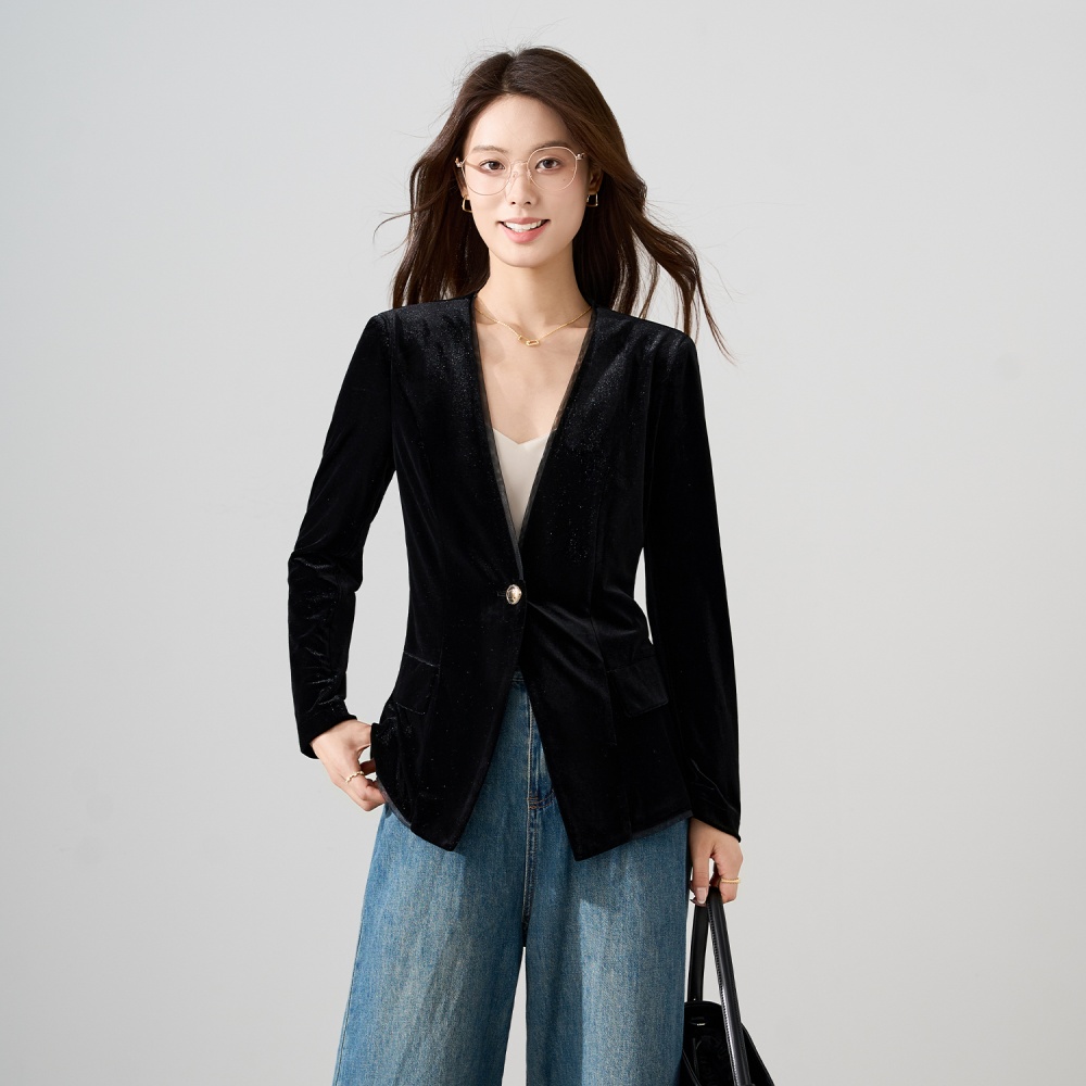 Simple coat temperament business suit for women
