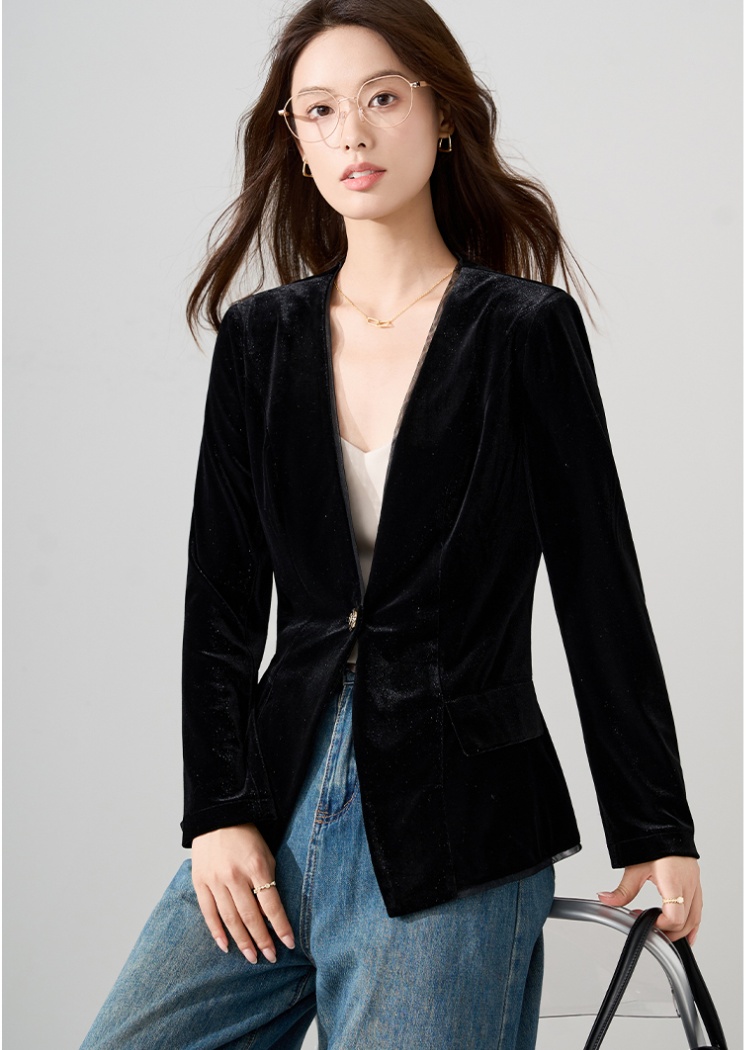 Simple coat temperament business suit for women