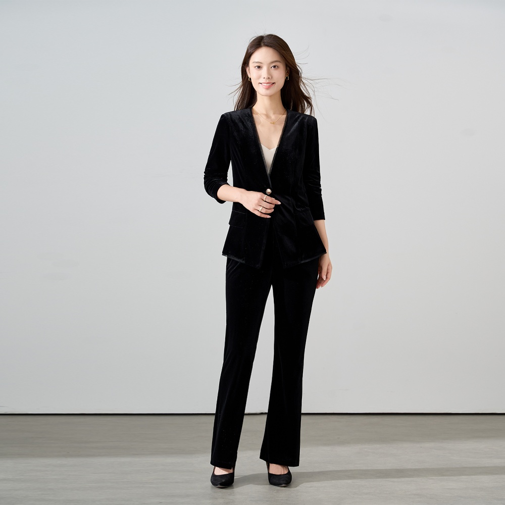Long sleeve coat profession business suit a set