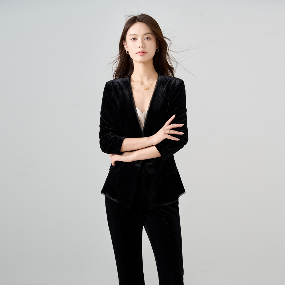 Long sleeve coat profession business suit a set