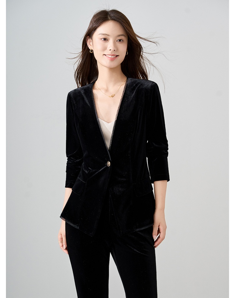 Long sleeve coat profession business suit a set