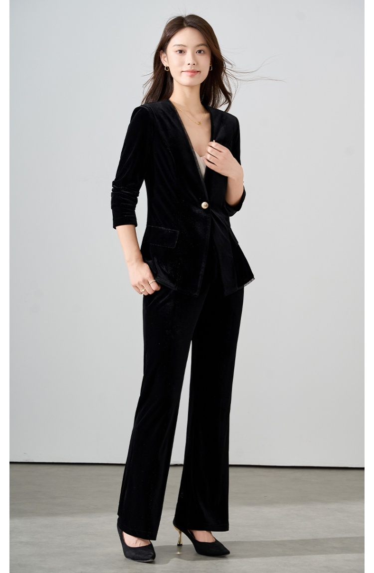 Long sleeve coat profession business suit a set
