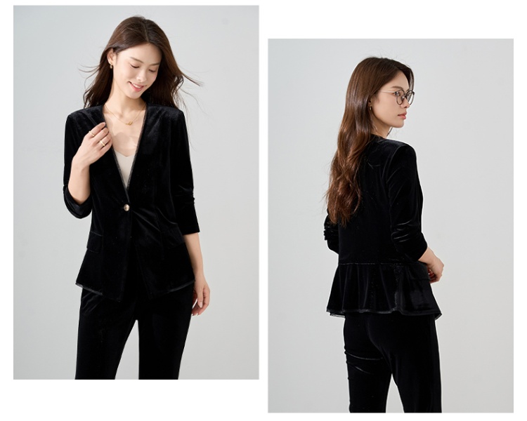 Long sleeve coat profession business suit a set