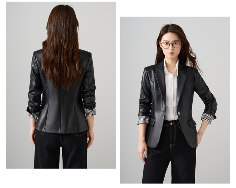 France style chanelstyle wallet short black coat