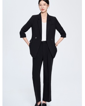 Simple coat all-match business suit a set for women