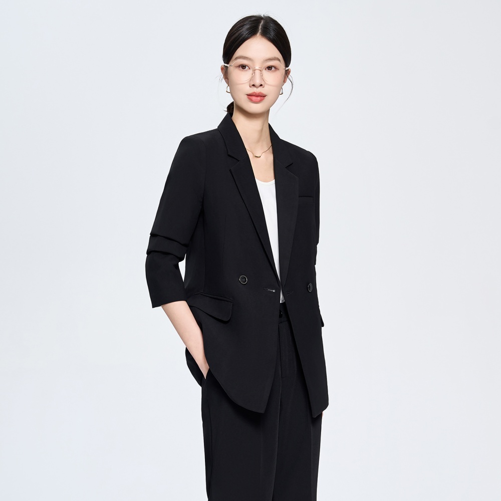 Simple coat all-match business suit a set for women