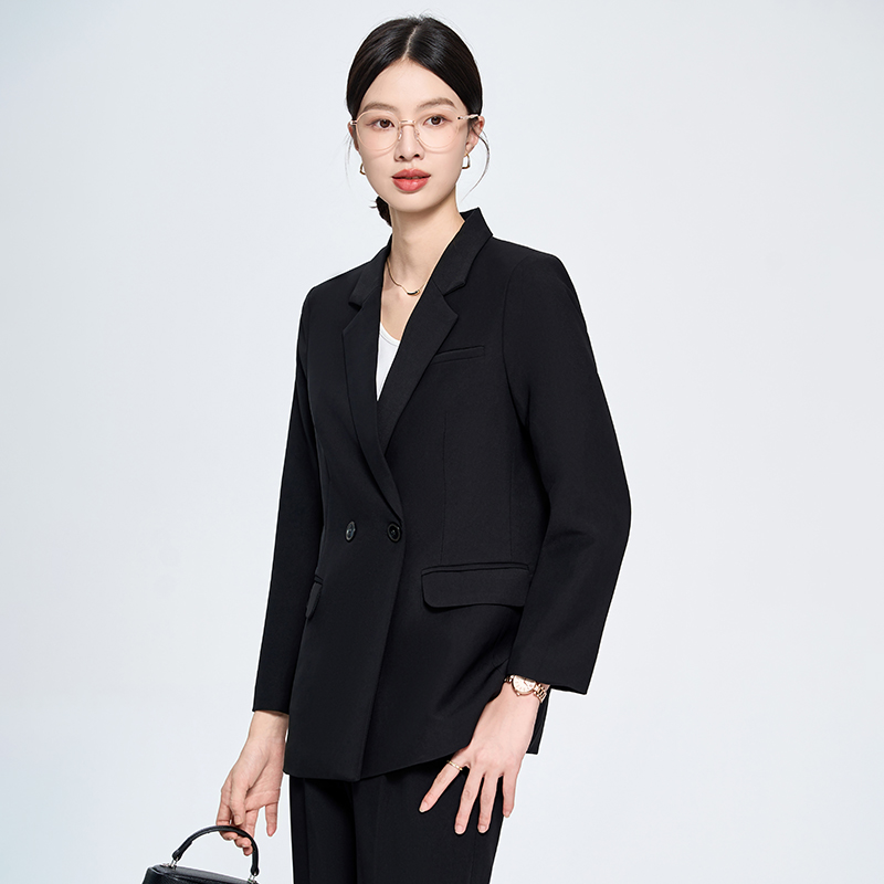 Simple coat all-match business suit a set for women