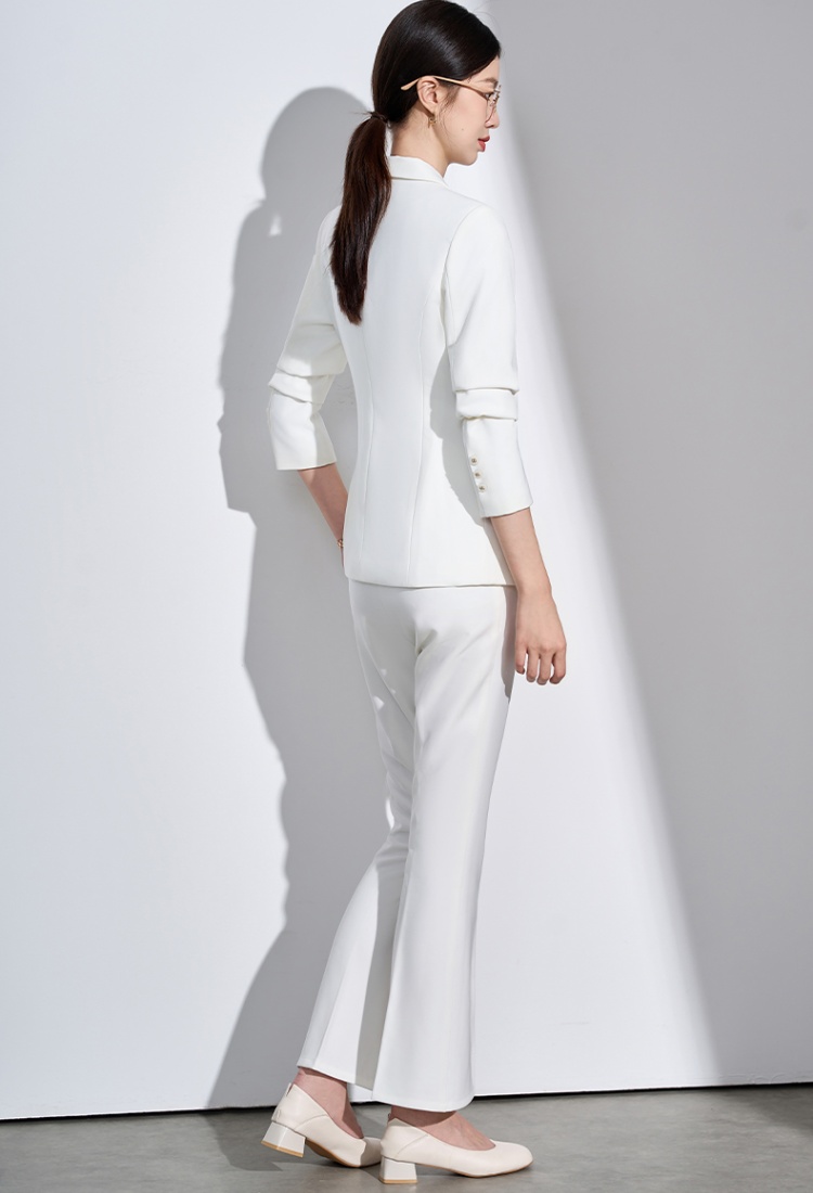 Casual all-match coat temperament doll shirt a set for women