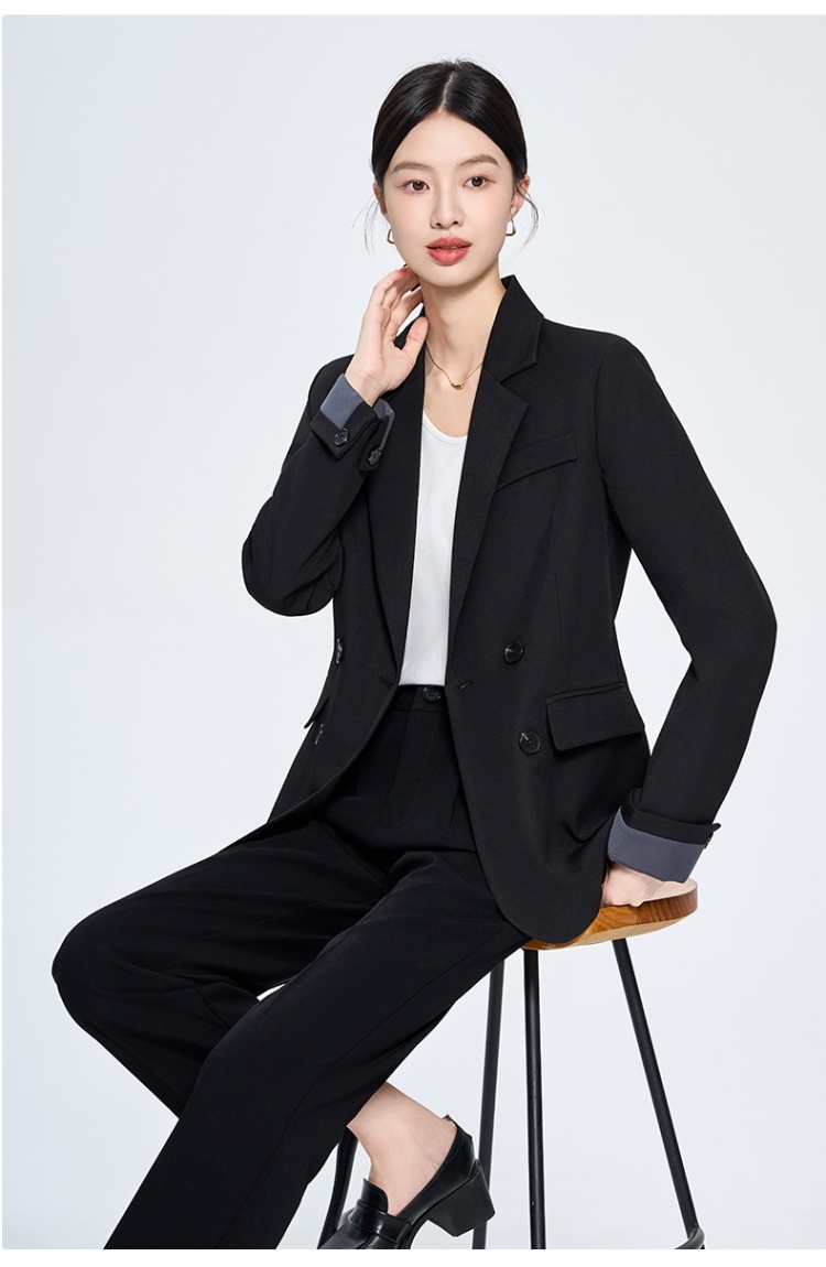 All-match business suit doll shirt a set for women