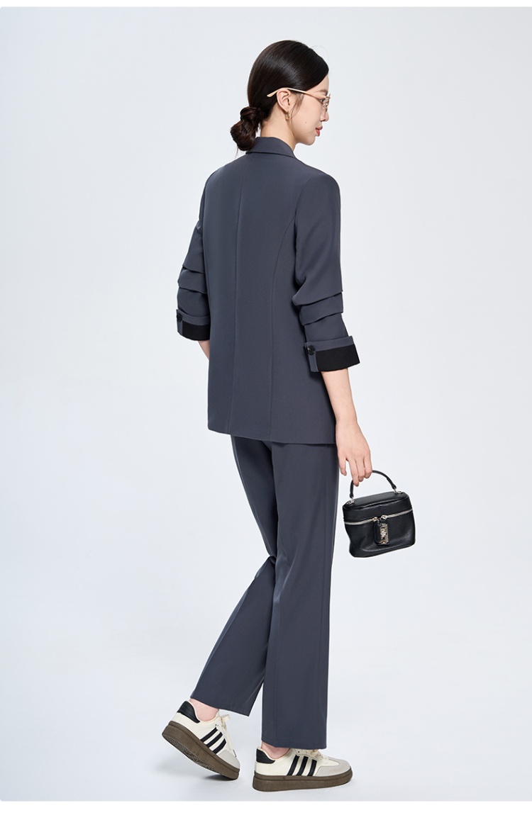 All-match business suit doll shirt a set for women
