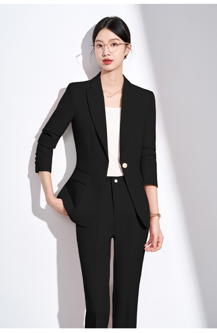 All-match coat temperament business suit a set for women
