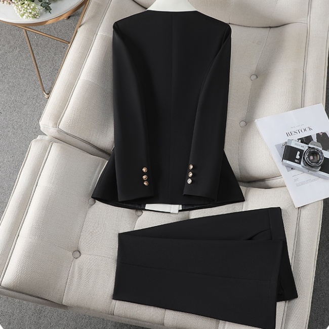 Profession host business suit fashion coat a set for women