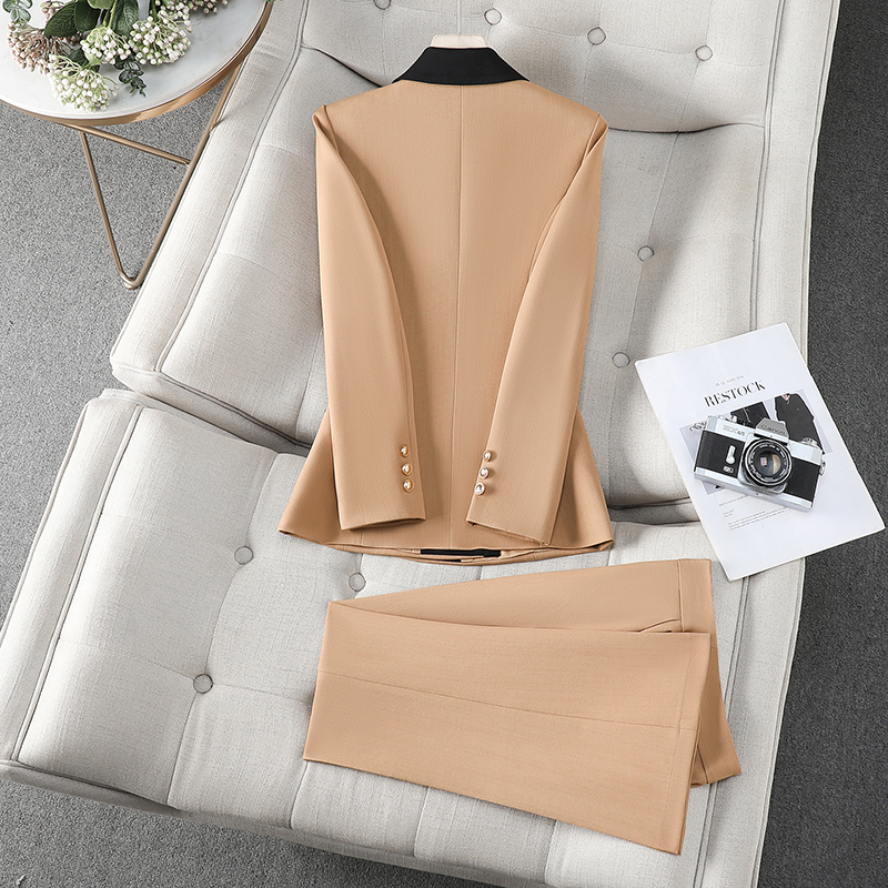 Profession host business suit fashion coat a set for women