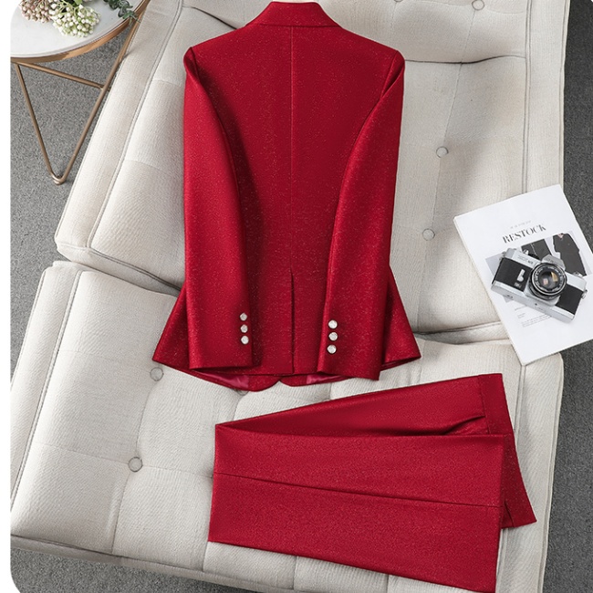 Overalls business suit profession coat a set for women