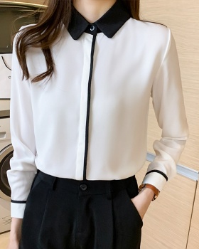 Light mixed colors tops temperament shirt for women