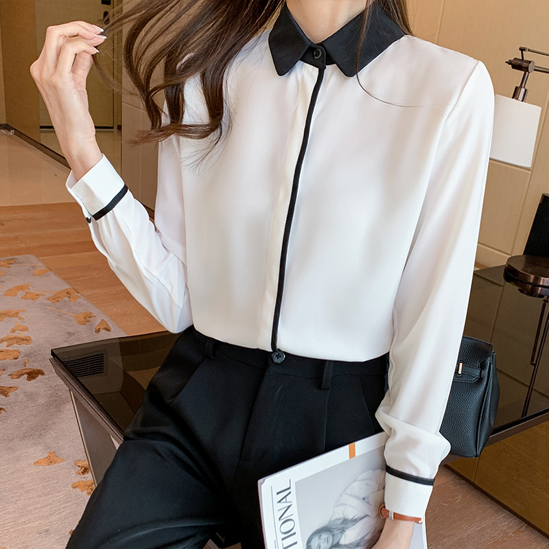 Light mixed colors tops temperament shirt for women