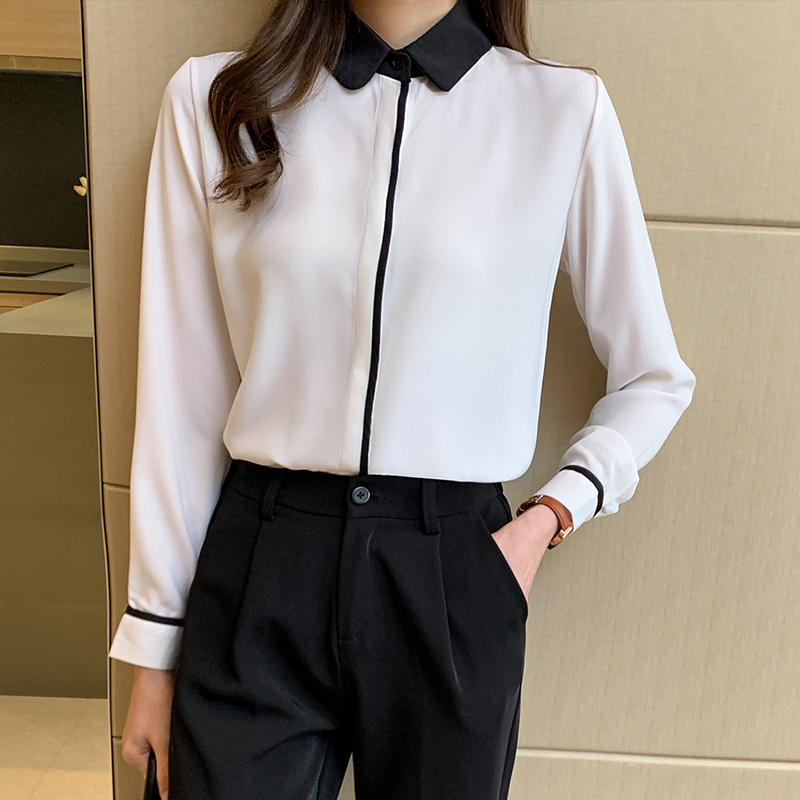 Light mixed colors tops temperament shirt for women