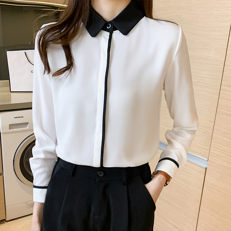 Light mixed colors tops temperament shirt for women
