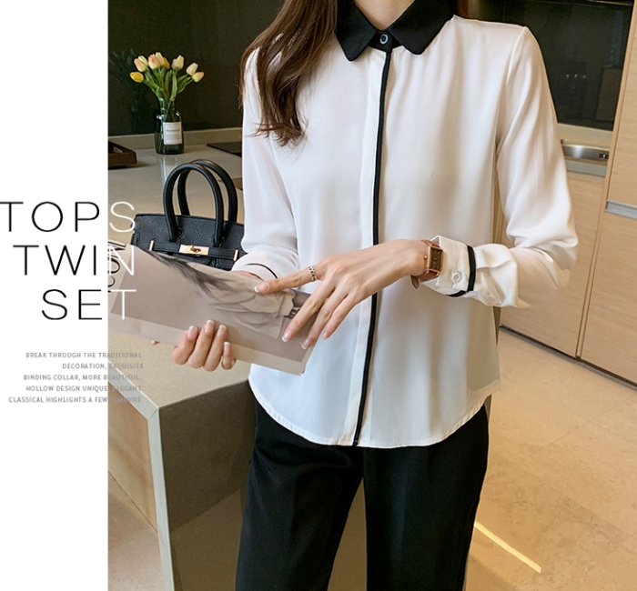 Light mixed colors tops temperament shirt for women
