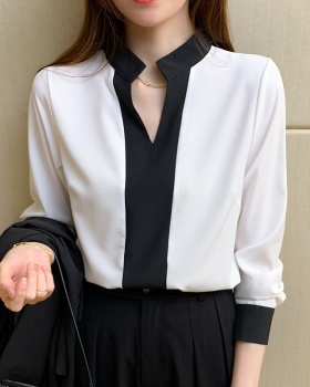 Commuting chiffon shirt spring and autumn shirt for women